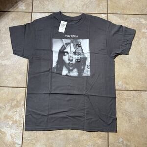 Lady Gaga Split Portrait T-Shirt Size LARGE New With Tags